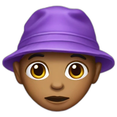 e.t. de boné roxo emoji