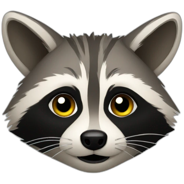 raccoon designer emoji