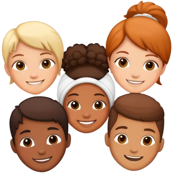 5 best friends emoji
