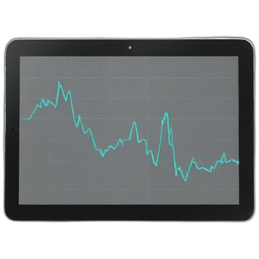 graph on tablet emoji