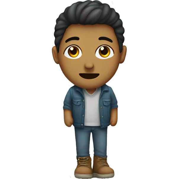 A person missing a foot emoji