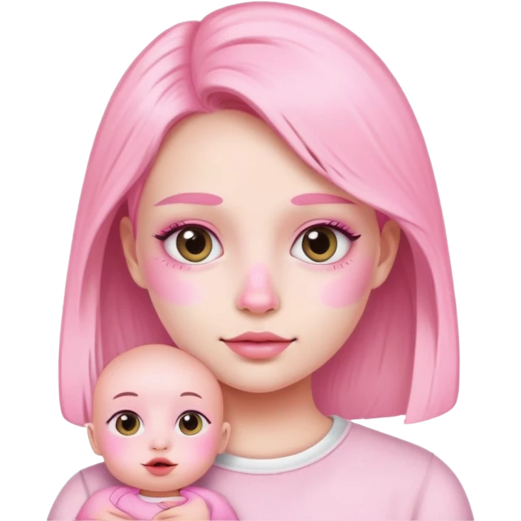 Baby pink snapchat emoji