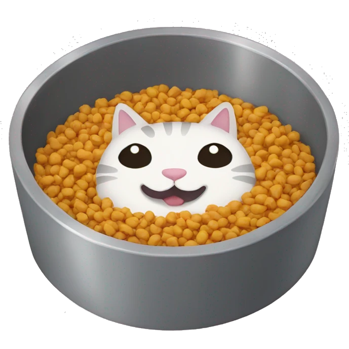 cat food bowl emoji