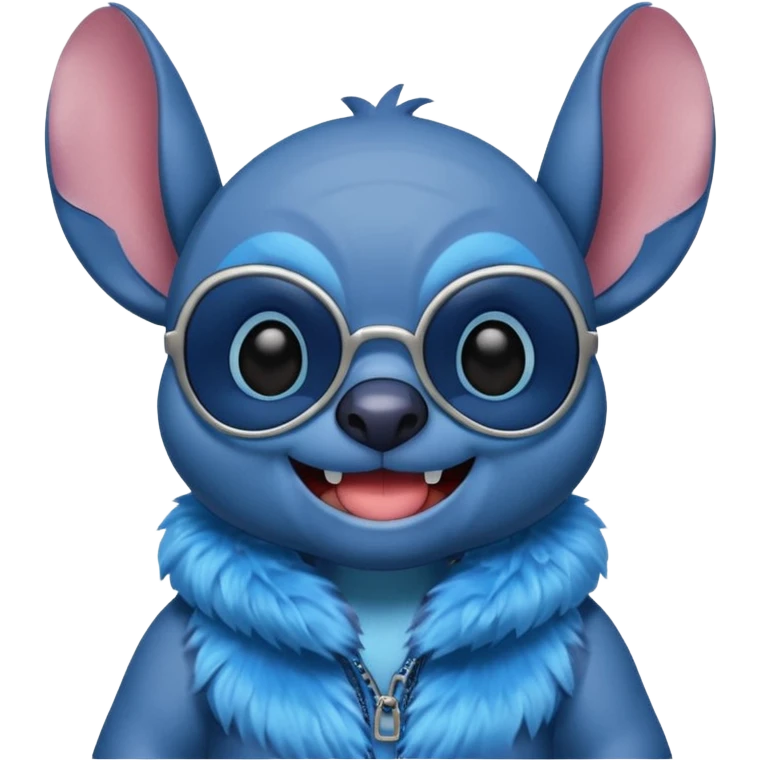 Stitch wearing sunglasses emoji