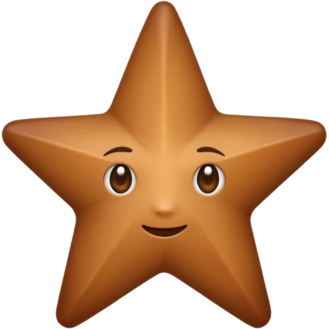 brown star emoji