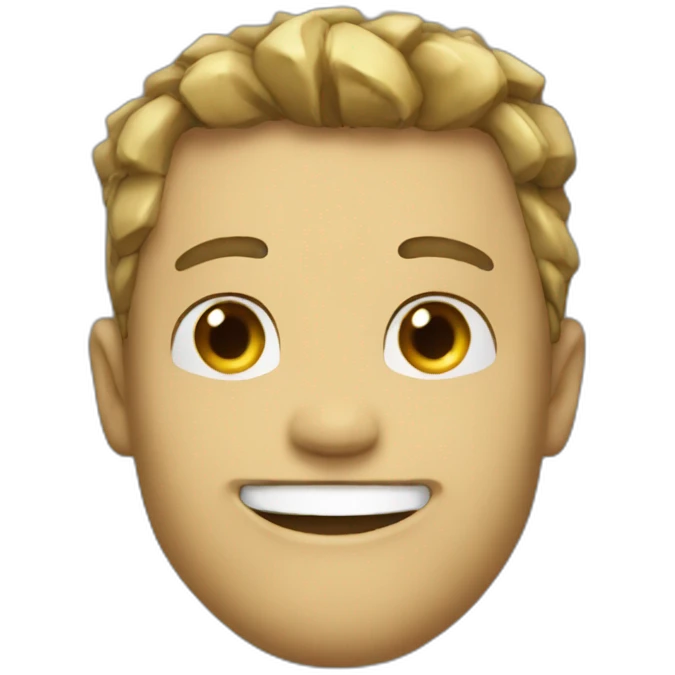 giga chad smile emoji