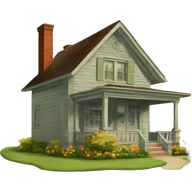 house 1940s emoji