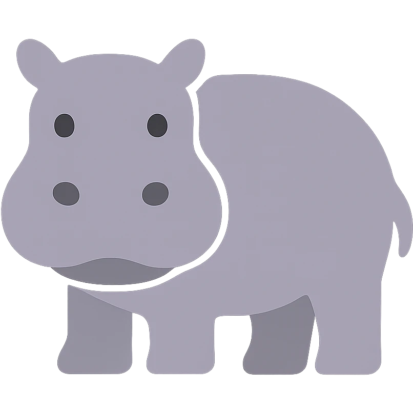 Hippo emoji