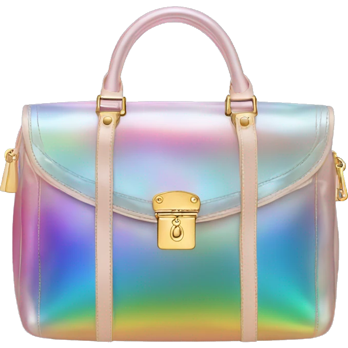 Iridescent Louis Vuitton bag emoji