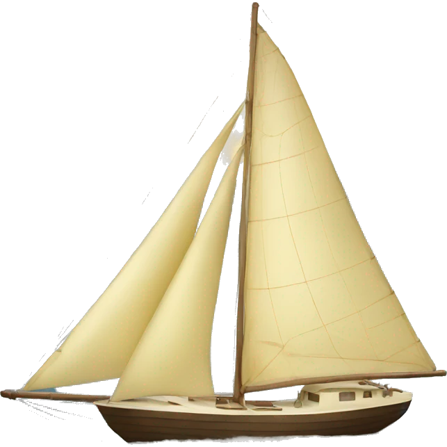 sail boat in butter emoji