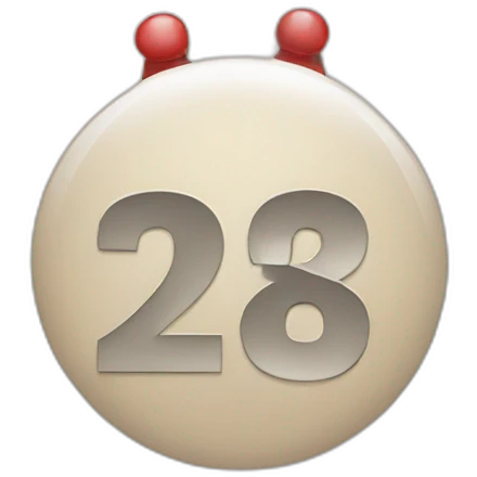 single date calendar for 28 dec emoji