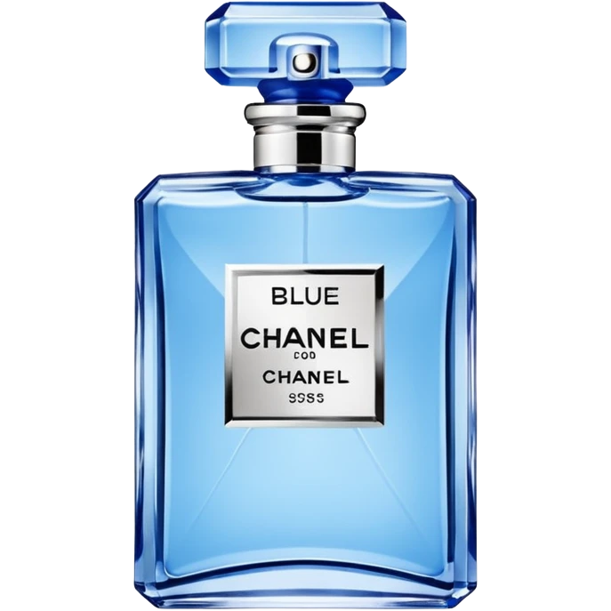 Create perfume emoji for blue de Chanel and jpg emoji