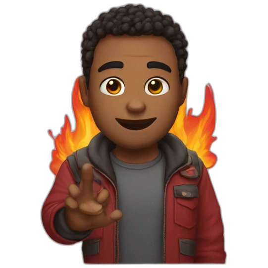 ❤️+🔥 emoji