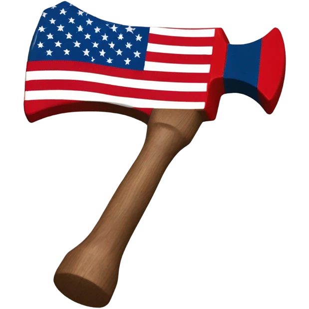 USA wooden hammer emoji