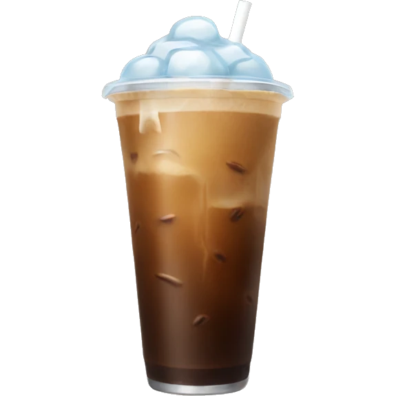 Iced coffee emoji