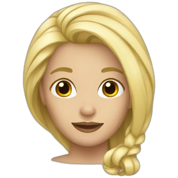 blonde hair emoji