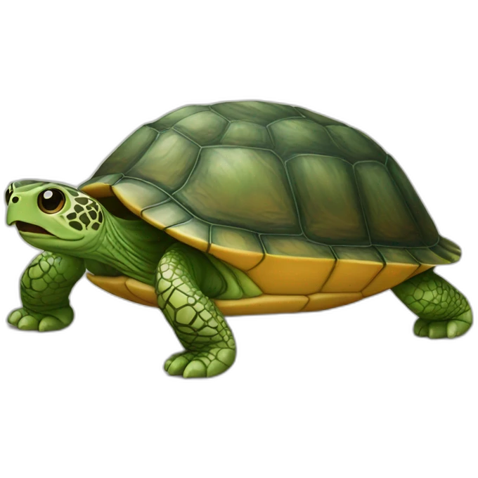 Chat sur tortue emoji