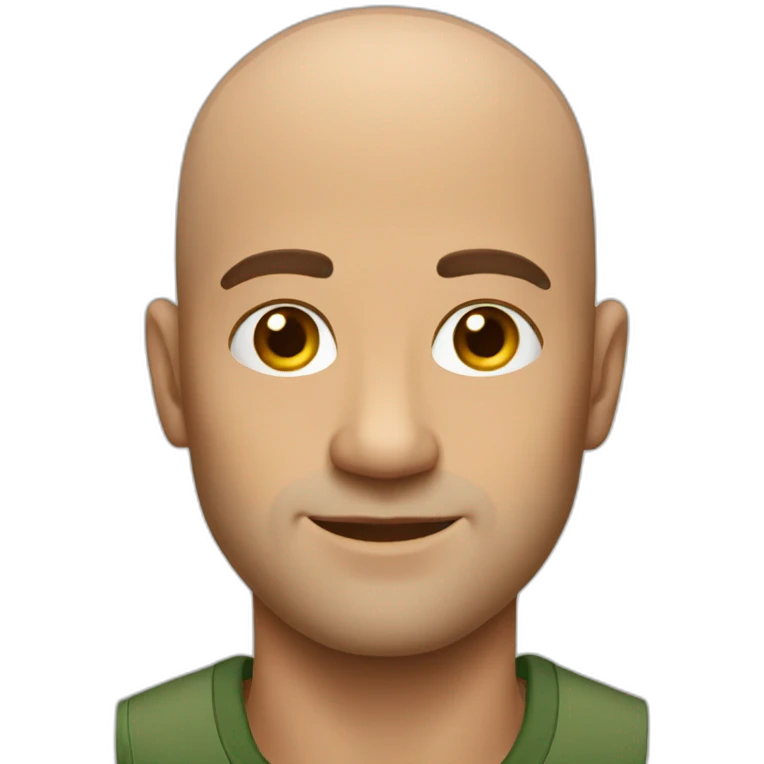 bald handsome man emoji