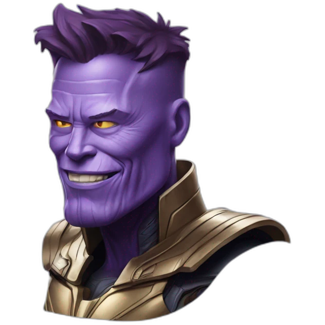 Elon musk as thanos emoji