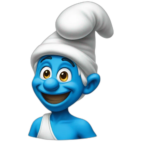 Dessin Smurfs emoji