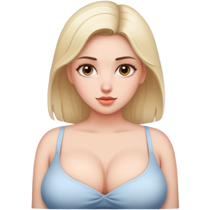 girl with huge boobs emoji