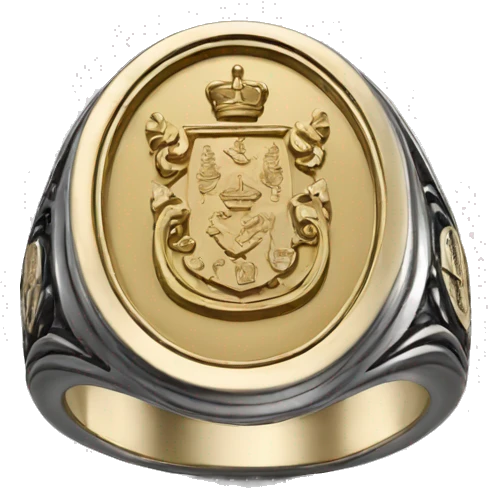 signet ring with coat of arms emoji