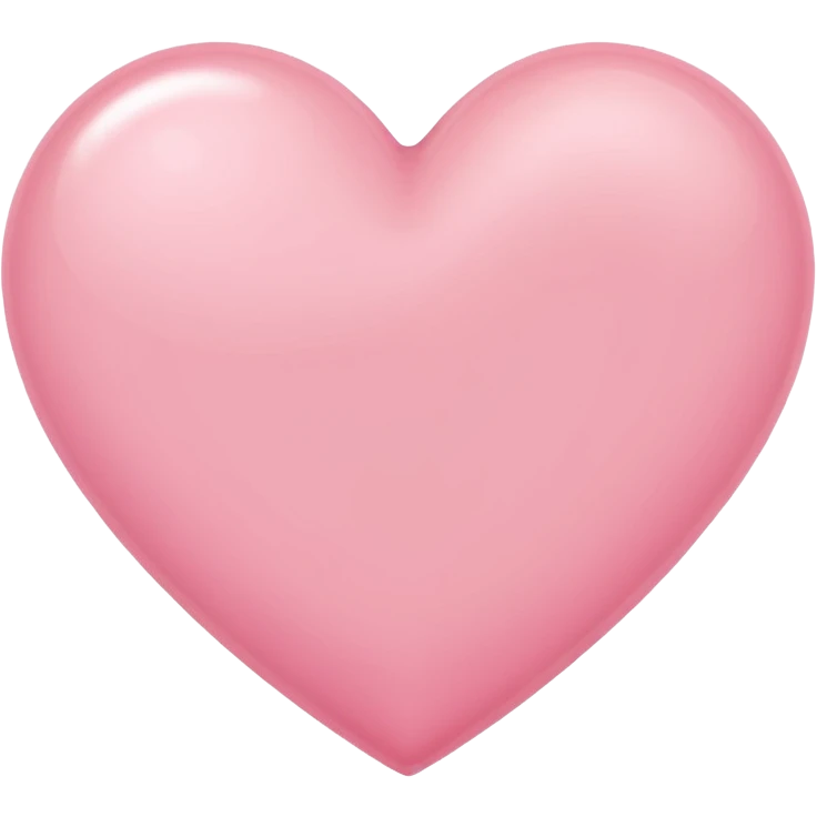 light pink heart emoji