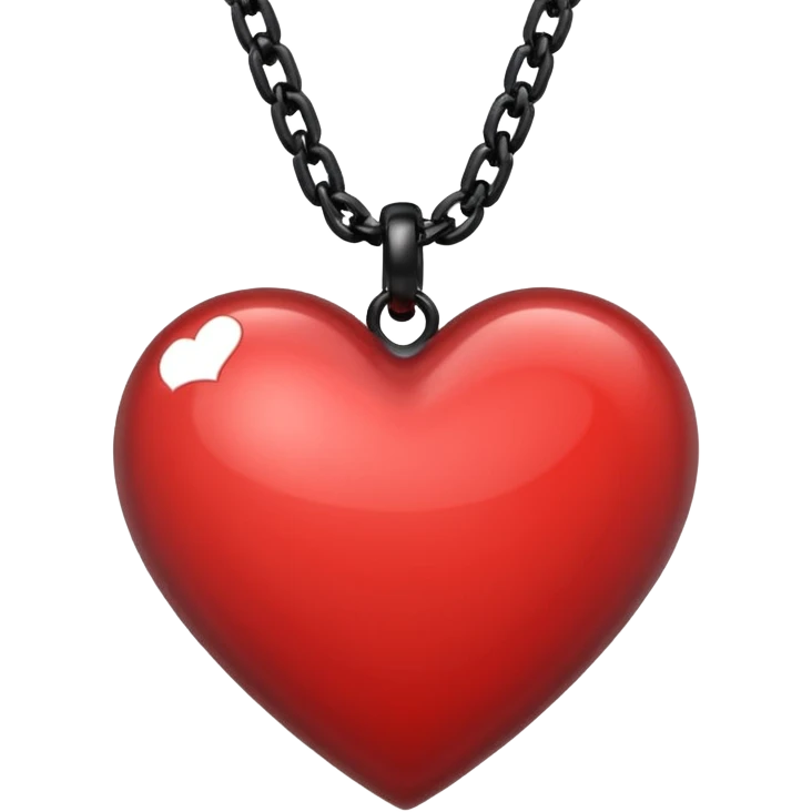 heart with a black chain emoji
