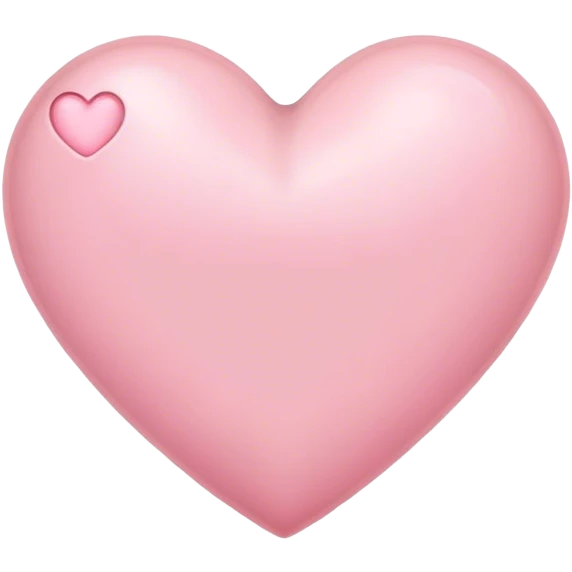 light pink heart  emoji