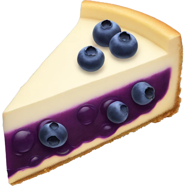Blueberry Cheesecake  emoji