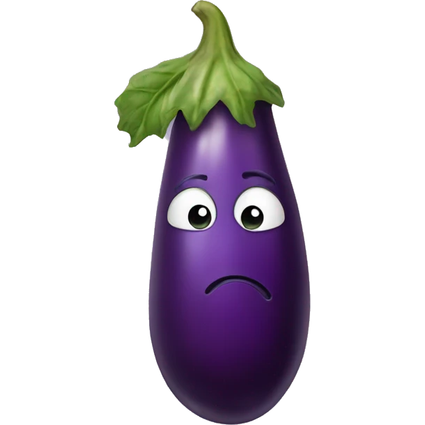 Eggplant sweating  emoji