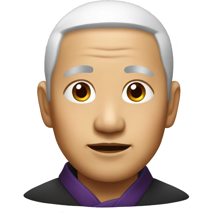 old asian priest emoji