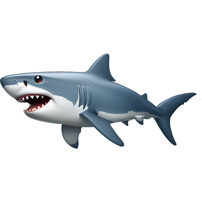 Shark drinking Pepsi  emoji