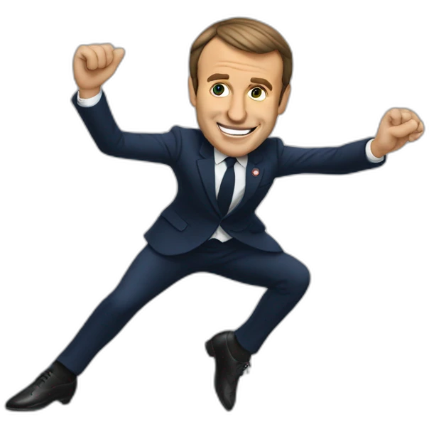 Macron qui danse emoji