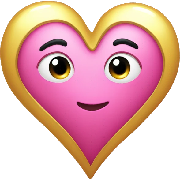 Shiny heart emoji