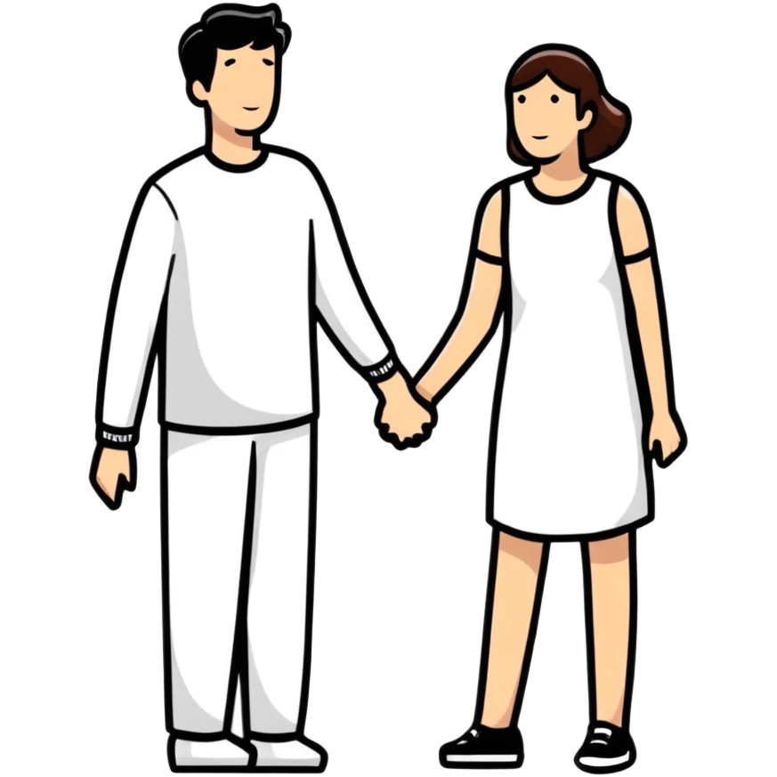 couple holding hands romantic emoji