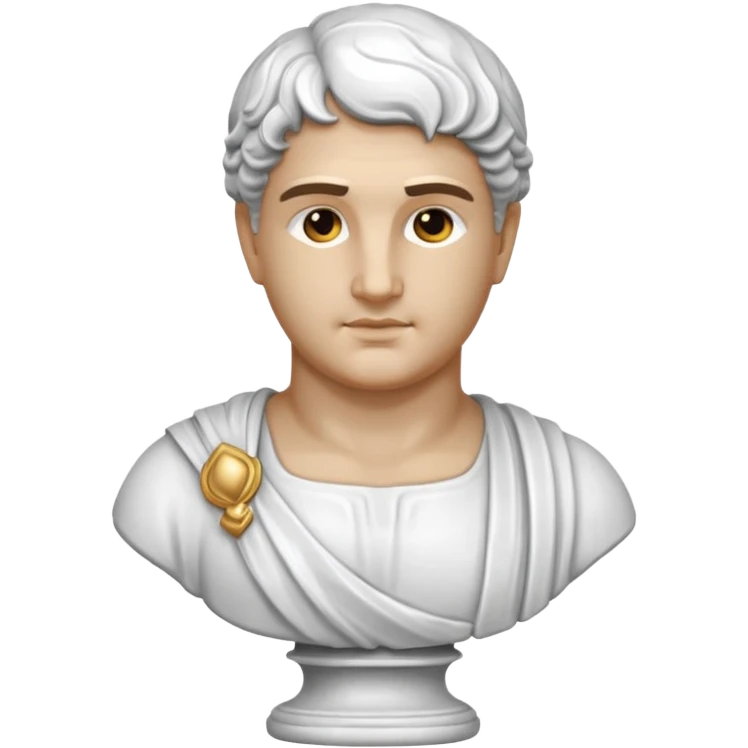 Marble bust emoji