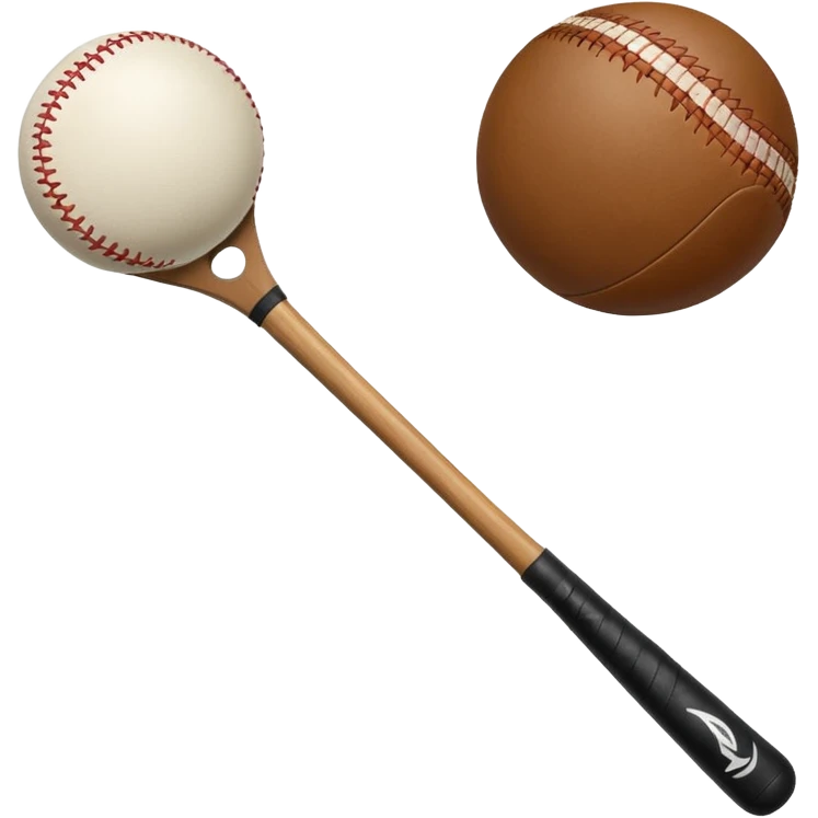 Hurley and sliotar as in what's used for the Irish sport  emoji
