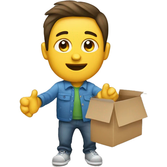 Moving to the house emoji