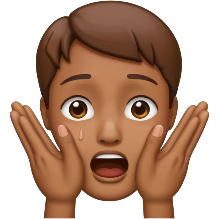 i want an emoji like this one 🫂 to be crying emoji