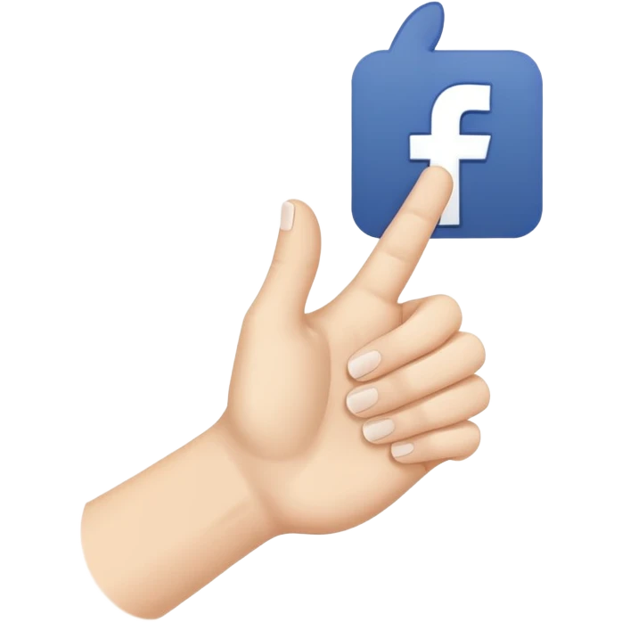 facebook follow hand gesture emoji