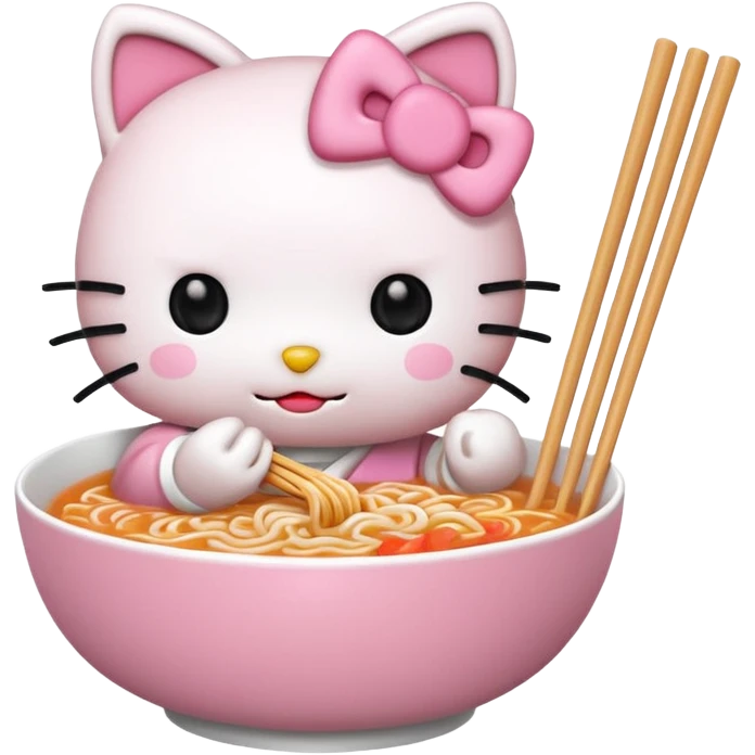 hello kitty hungry emoji