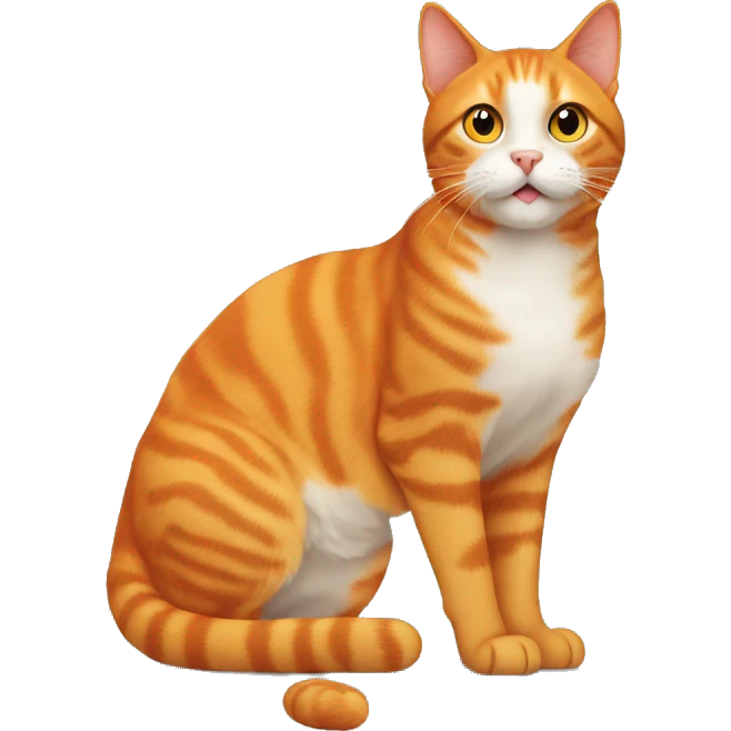 Orange cat emoji