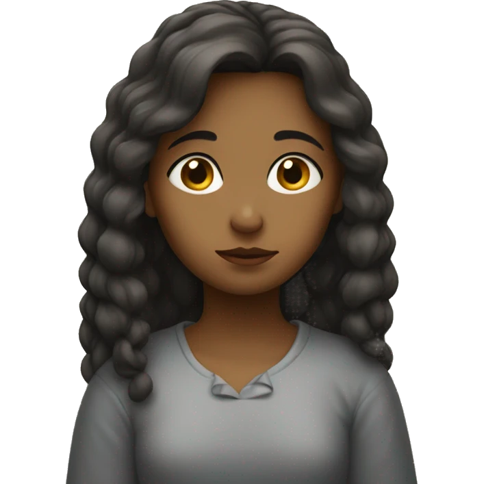 Ragazza tristissima emoji