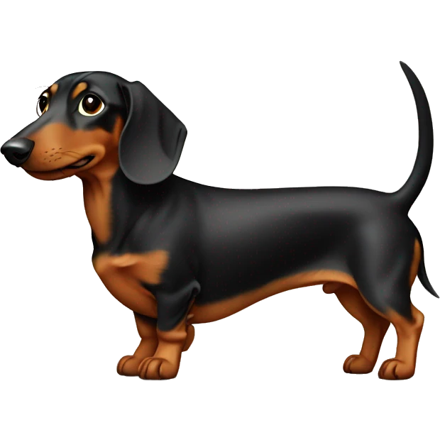 Dachshund body emoji