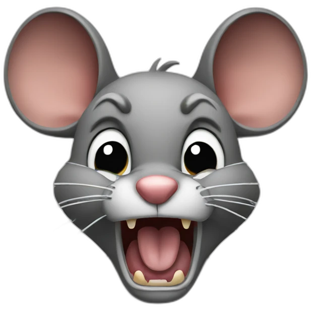 Angry mouse emoji