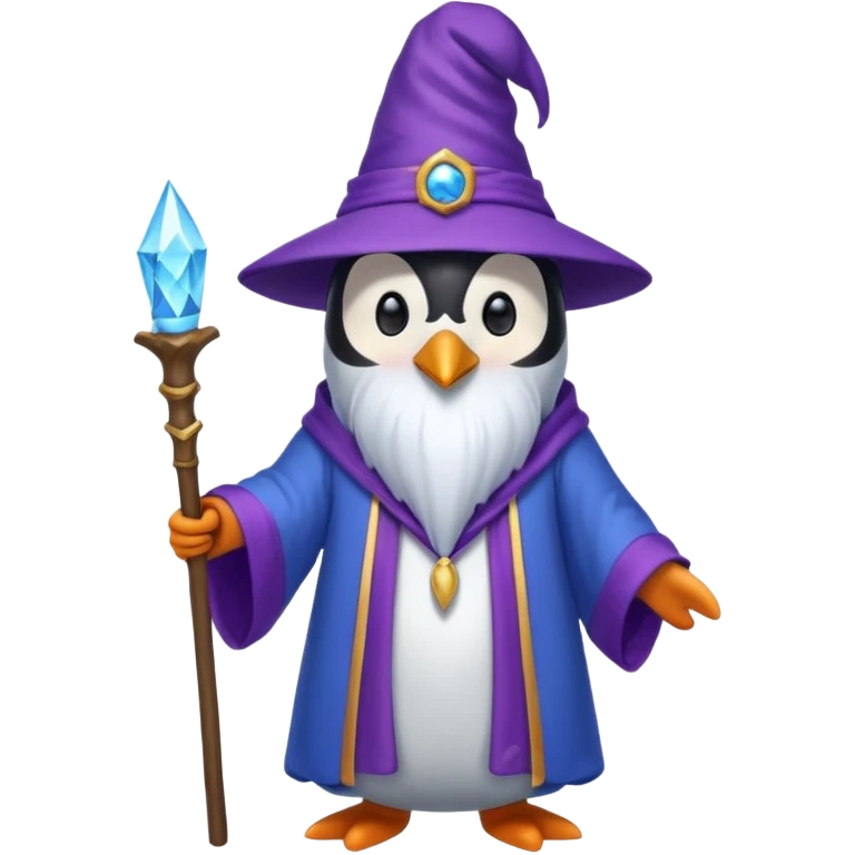 Penguin Wizard emoji
