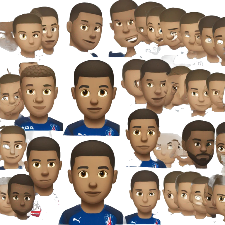 Mbappé jouant à FC 23 emoji