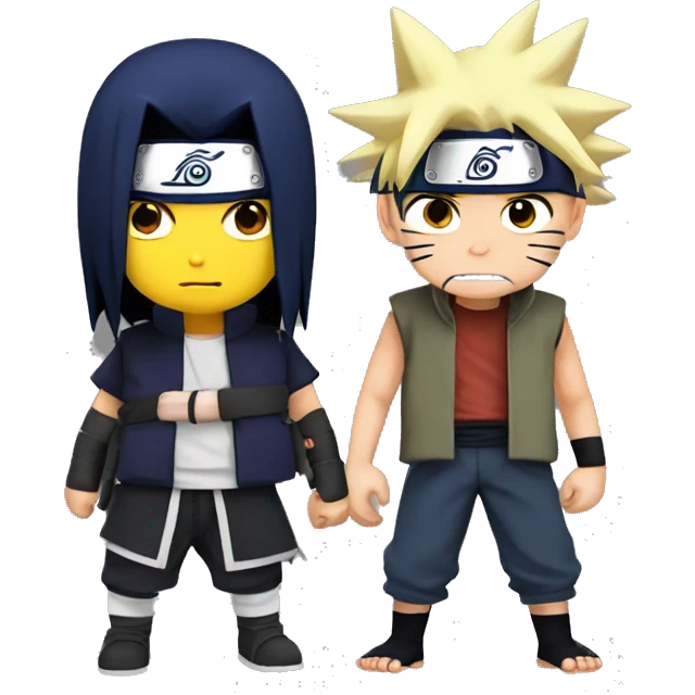 Naruto vs Sasuke emoji