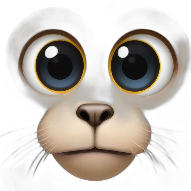 A cornea. Monkey emoji
